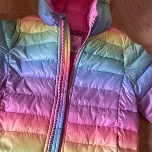 Jumping Beans Pink and Blue Puffer Jacket